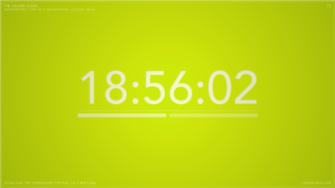 The Colour Clock: 18:56:02
